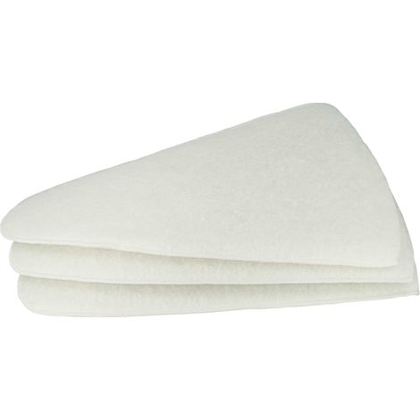 vhbw 3x Conical Filter compatible with VGP GEO LUFT Geothermal Heat Exchanger - Exhaust Air Filter G3 White