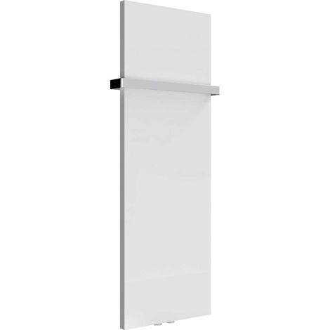 Reina Slimline Vertical Designer Radiator 1170mm H x 400mm W Textured Matt White (1/5)