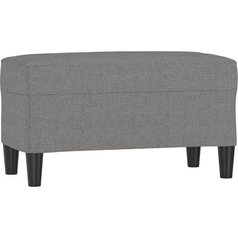 Banc d'entrée - Banc intérieur Gris foncé 70x35x41 cm Tissu fr9341 - Maison La Vie (1/5)