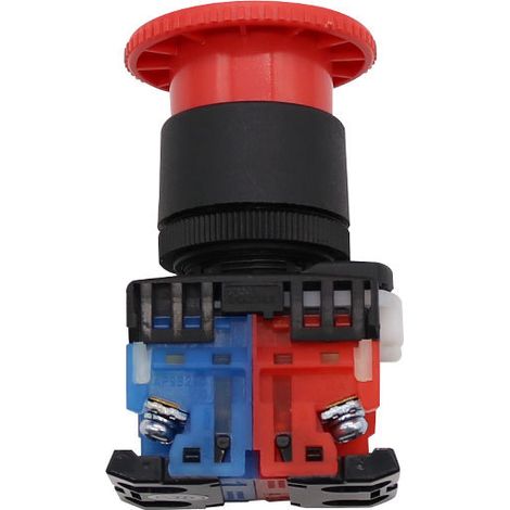 AR22V2R Red Emergency Stop Button Switch, 22mm mounting hole diameter, exquisite workmanship, durable quality. (1/3)