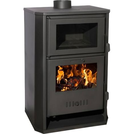 Poêle à Bois avec Four pour système de Chauffage Central BALKAN ENERGY Suzana 11.6kW - 17.5kW
