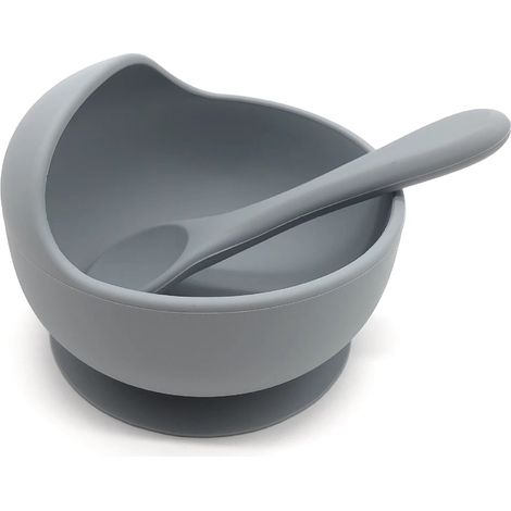 Bols en silicone pour bébés, bols pour tout-petits, bols à ventouse en silicone pour bébés, bols d'apprentissage en silicone pour bébés (1/5)
