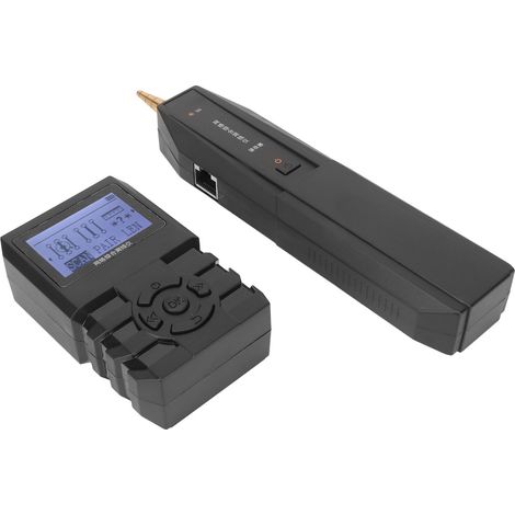 Multifunktionales PoE-LAN-Netzwerkkabeltestgerät mit LCD-Bildschirm, 5 Scanmodi und Ethernet-Kabeltracer für RJ45 (1/5)