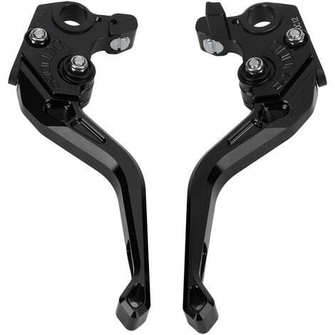 Manetas cortas de freno y embrague para motocicleta, ajustables, de repuesto para DUCATI Scrambler 400 800 1100 Sport Special Black (1/5)