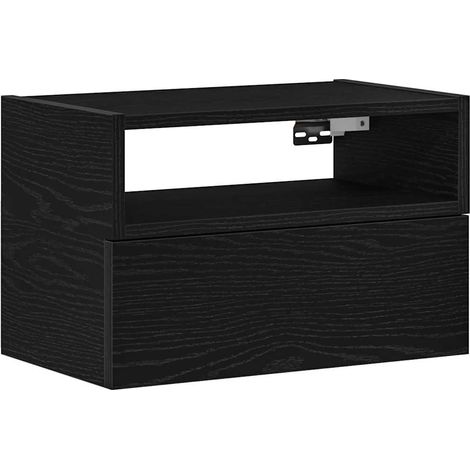 Maison Exclusive - Wand-Nachttisch Schwarz 45x26x28,5 cm