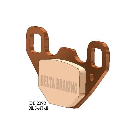 Pastillas de freno traseras Delta para Polaris RZR 170 09 14 (Reemplazo D Polaris)