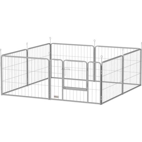 Enclos pour animaux acier inoxydable personnalisable clôture chien aire jeux