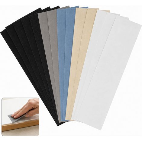 14PCS Papier De Verre 1000/1500/2000/3000/4000/5000/10000 Papier Abrasif Sec À Grain Sec Pour Bois Pour Ponçage Sec Ou Humide, Pour Métal, Plastique, Carrosserie Voiture Polissage DIY (1/5)