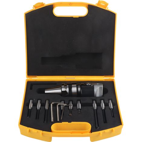 Jeu de fraises à aléser 40 Kits d'outils de fraisage CNC de haute précision en acier au carbone BT30-F1-12-9PCS (1/5)