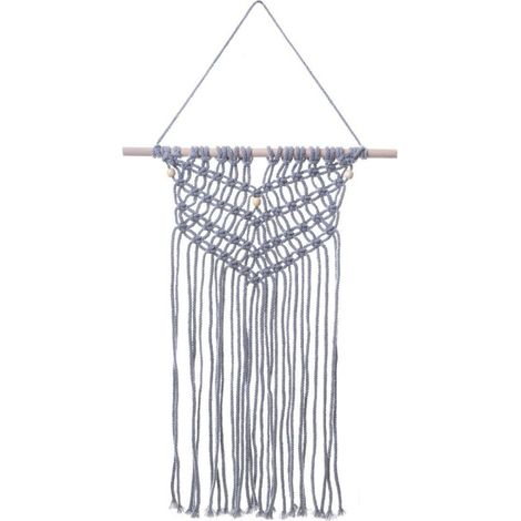 Tissage mural gris