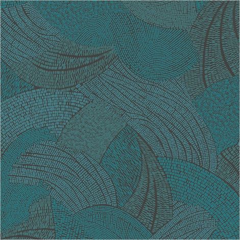 Ethnic style wallpaper wall Profhome 399353 non-woven wallpaper slightly textured with abstract pattern matt blue green black 5.33 m2