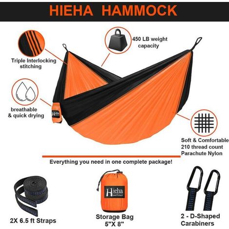 Hamac Hamacs Portable Hamac Voyage Hamac Heavy Duty Extérieur Hamac Hamac (1/2)