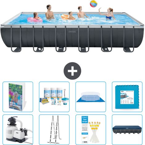 Ultra XTR Pool Rechteckig - 732x366x132 cm - 9-teilig S536