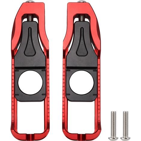 Paire de tendeurs de chaîne gauche droite pour moto, pour Yamaha YZF R6 2017 – 2020 rouge