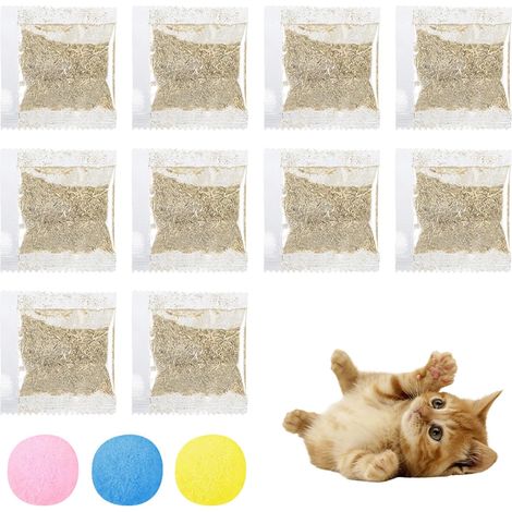 Herbe À Chat Seche, Herbe A Chat Séchée, Menthe, Cataire Naturelle, Kit Cataire, 10g À Catnip, Jouet Balles (1/5)