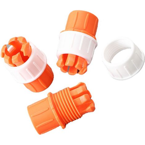 ABS G1/2 G3/4 Wasserhahnanschluss Universaladapter für Gartenschläuche, Bewässerungswerkzeug für den Innen- und Außenbereich (1/2)