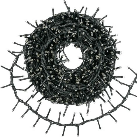 Catena Nastro di Luce 15 m, Digital Chasing, led bianco caldo