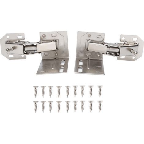 Charnières de Type pont en acier inoxydable, 2 pièces, accessoires de charnière de porte pour tiroir de maison (1/5)