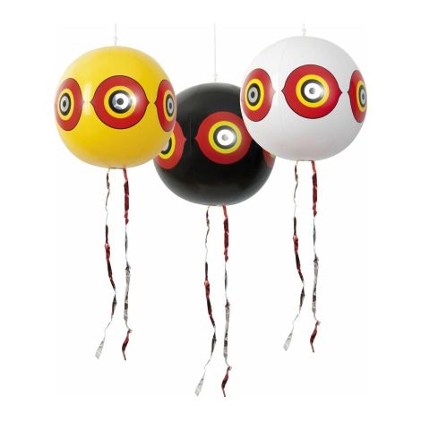Palloni spaventapasseri gonfiabili set da 3 palloncini dissuasori per volatili (1/5)