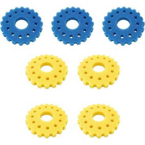 Lot de 7 éponges filtrantes CPF/CPA-30000 compatibles avec filtre de bassin SunSun Éponge filtrante haute efficacité Éponge biochimique facile à remplacer