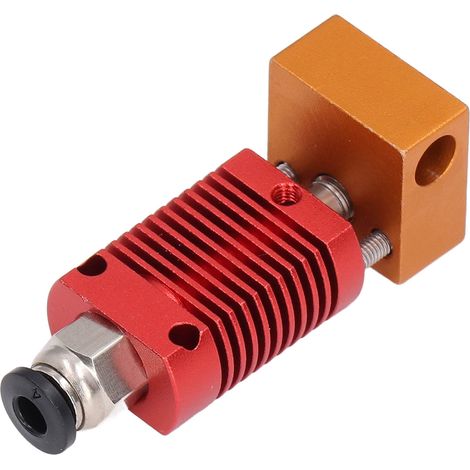 Kit tête d'extrudeuse avec 3 buses MK8 laiton 4mm pièces imprimante 3D pour CR-10 Ender 3 CR10S Ender 3 Pro Ender 5 (1/5)