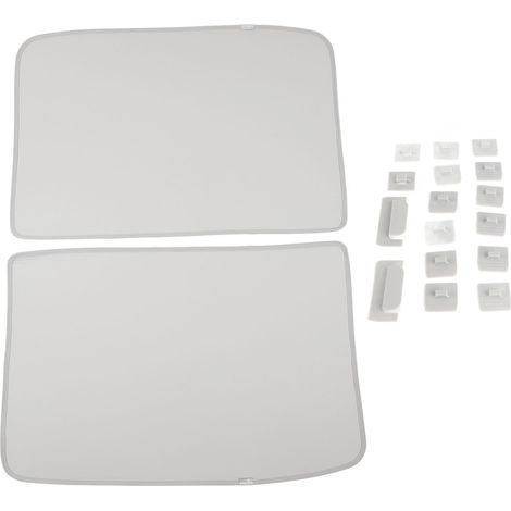 Techo de cristal, protección solar, aislamiento térmico, protección UV, tipo split. (1/3)