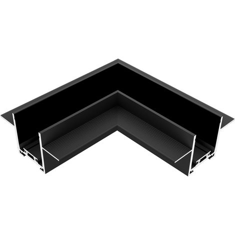 Connettore angolare orizzontale a filo per cartongesso per binari magnetici SLIM TRACK 24VDC DL16 (1/5)