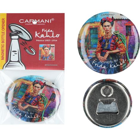 Flaschenöffner mit Magnet – Geschenkidee für die mexikanische Malerin Frida Kahlo (1/4)