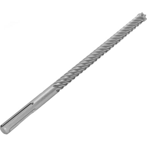 Foret burin SDS Plus carbure 6 cannelures 20mm Ø trou 285mm profondeur 400mm longueur pour brique ciment (1/5)