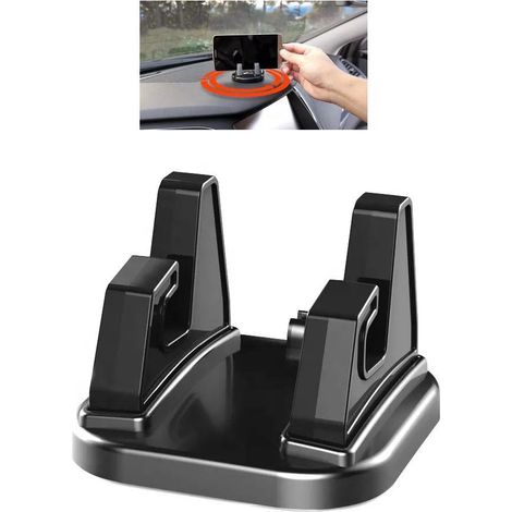 Support universel rotatif à 360° pour téléphone portable en voiture (1/4)