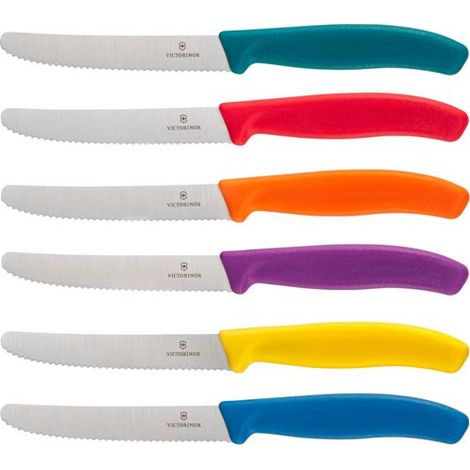 Victorinox Swiss Classic Tafelmesser 6tlg. Mehrfarbig