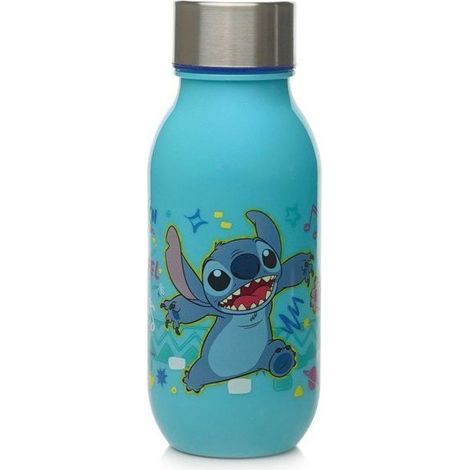 Cantimplora isot茅rmica infantil THERMOBABY Lilo & Stitch de 430 ml azul de doble pared (1/5)