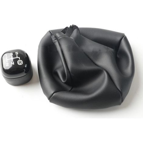 Pommeau de levier de vitesse avec soufflet en simili-cuir pour FIAT Panda III 5 vitesses OEM 502942700