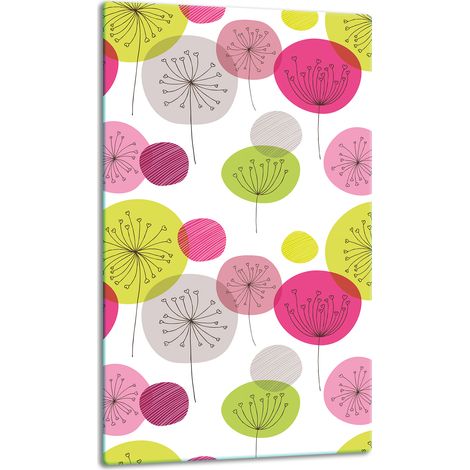 TABLA DE CORTAR DE CRISTAL 30x52 FLORES (1/5)