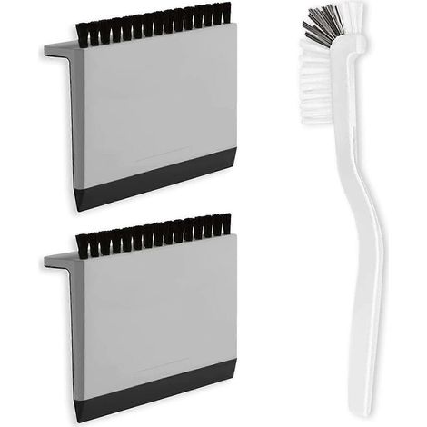 Lot de 3 raclettes multifonctions pour évier de cuisine, brosse à long manche pour plan de travail (1/5)