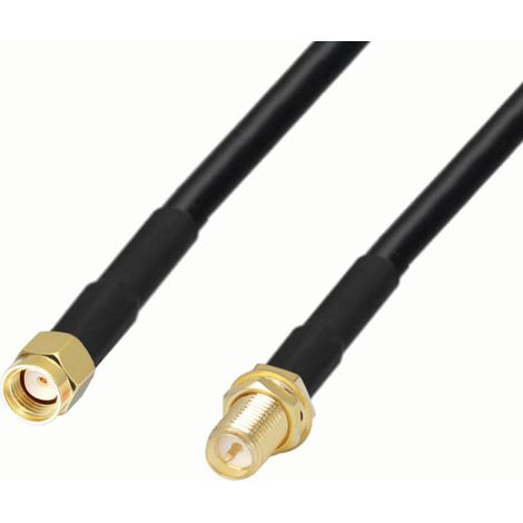 Cavo antenna SMA-RP femmina / SMA-RP maschio RG58 1 m