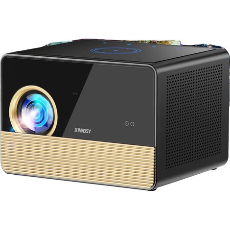 Proyector de 50.000 lúmenes, integración con Google TV, X06 con TV Stick, enchufe europeo. (1/5)