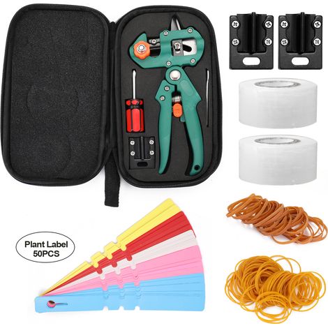 Ensemble d'outils de greffage de jardin domestique Kit d'outils de coupe de sécateurs professionnels pour arbres fruitiers (1/5)