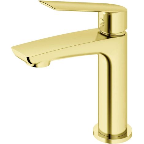Mitigeur de lavabo sans vidage (bouchon) Or (1/3)