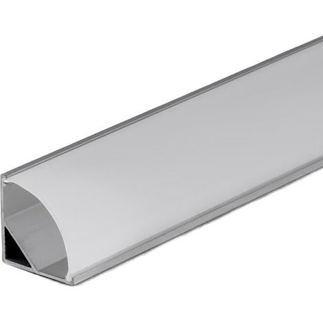 Profilo Canalina Vtac Alluminio Strip LED 3353 Lar.max 10,5 15,8 x 15,8 mm (1/5)