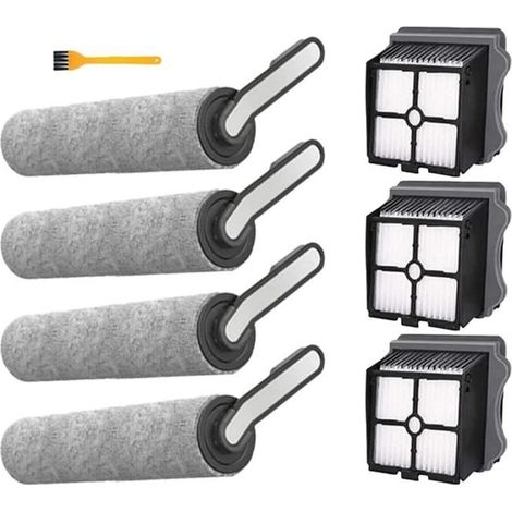 Pour Tineco Floor ONE S5 Sans Fil Aspirateur Sec et Humide Pièces de Rechange Rouleau de Brosse et Filtre HEPA (1/4)
