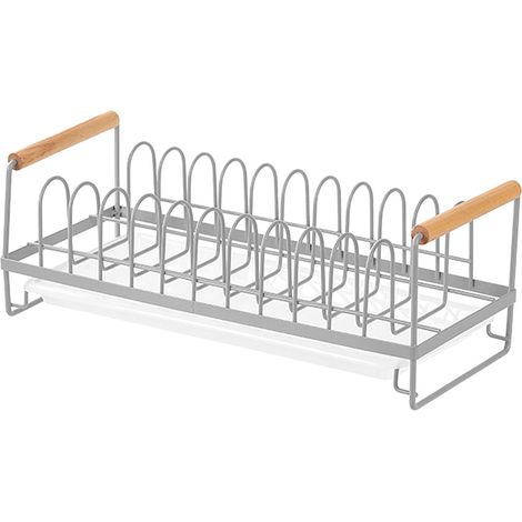 Rack De Rangement Pour Bols Et Assiettes - Support Vertical En Fer - Drainage Non Percé - Pour Cuisine Et Meuble - 1 Pièce (1/5)