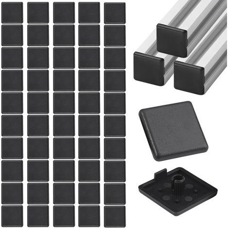 Aluminum profile caps 30x30 mm - 50 pieces per pack (1/5)