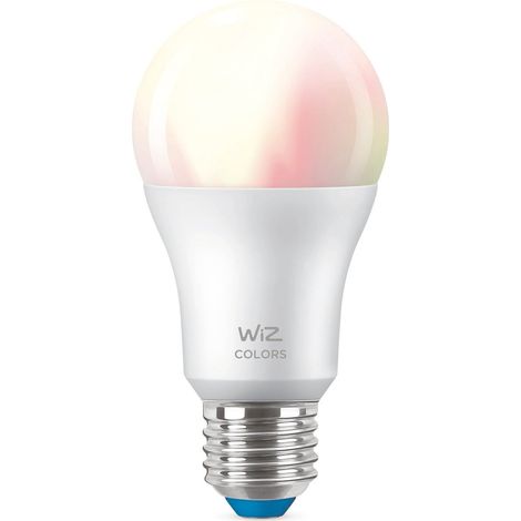 WiZ ampoule LED Connectée Wi-Fi Couleur E27, équivalent 60W, 806 lumen, fonctionne avec Alexa, Google Assistant et Apple HomeKit (872016907191900) (1/5)