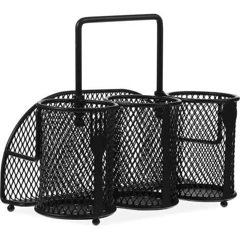 métallique portable de grande capacité pour ustensiles de (1/5)