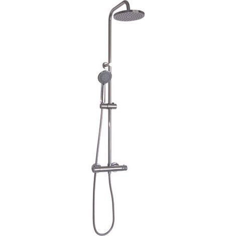 Colonne de douche thermostatique ronde 250 mm