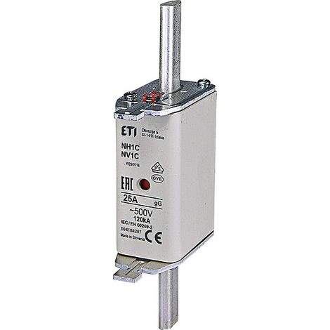 ETI NH Sicherung NH1C gG 25A/500V - 3 Stück