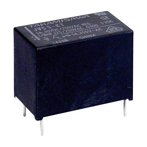 Takamisawa JV-12S-KT Relais pour circuits imprimés 12 V/DC 5 A 1 NO (T) 1 pc(s) S75018