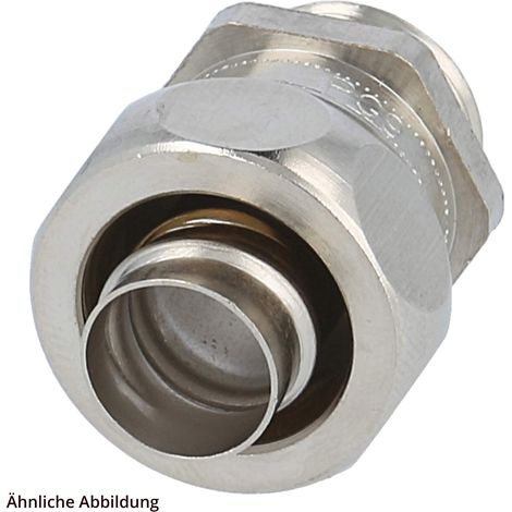US-M Metallverschraubung gerade Gewinde M12x1,5 für Schlauch-Außendurchmesser 14,0mm für Schlauch-Innendurchmesser 10,0mm - 1 Stück (1/2)