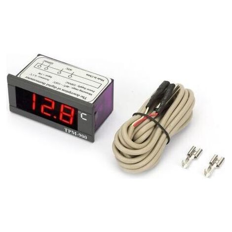 FENOPLASTICATPM-900 220V Contrôleur de température numérique Compteur de panneau LED avec contrôleur de thermostat de capteur (1/5)